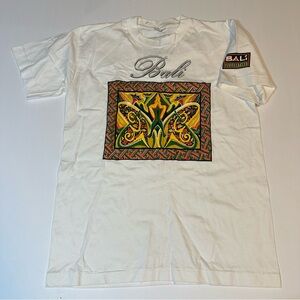 Vtg 90s Bali Indonesia T Shirt Single Stitch Tribal